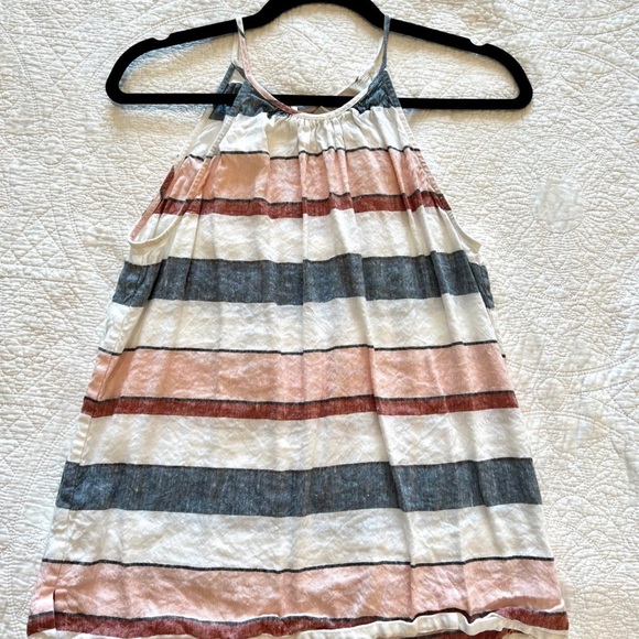 Ann Taylor Loft Striped Sleeveless Blouse Tank - Picture 1 of 4